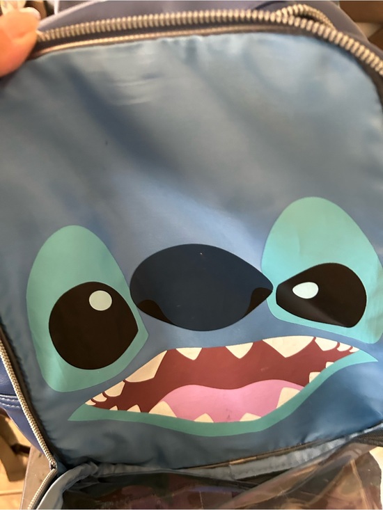 Disney Stitch Clear Face Mini Backpack - Navy Blue main image 8